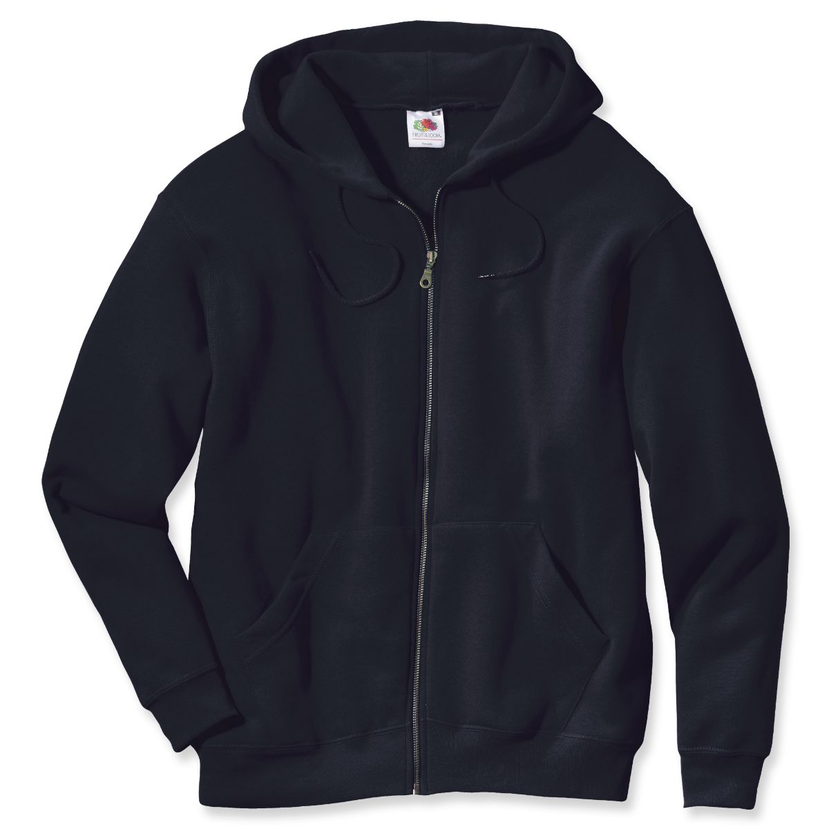 Werbeartikel Kapuzenjacke Schwarz XXL