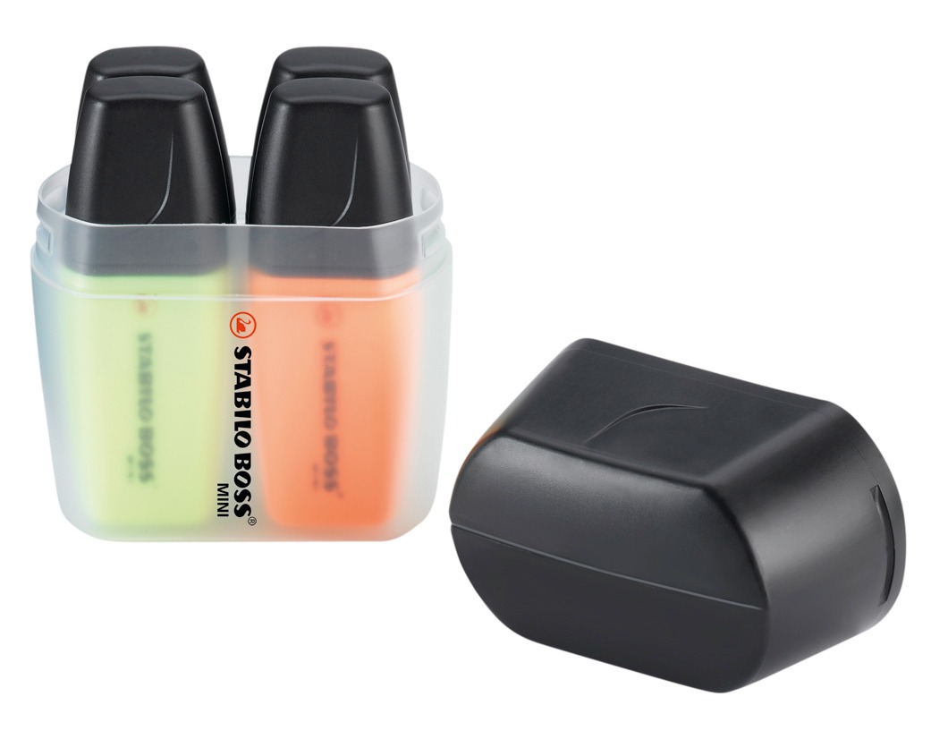 Werbeartikel Stabilo Boss Mini 4er Box