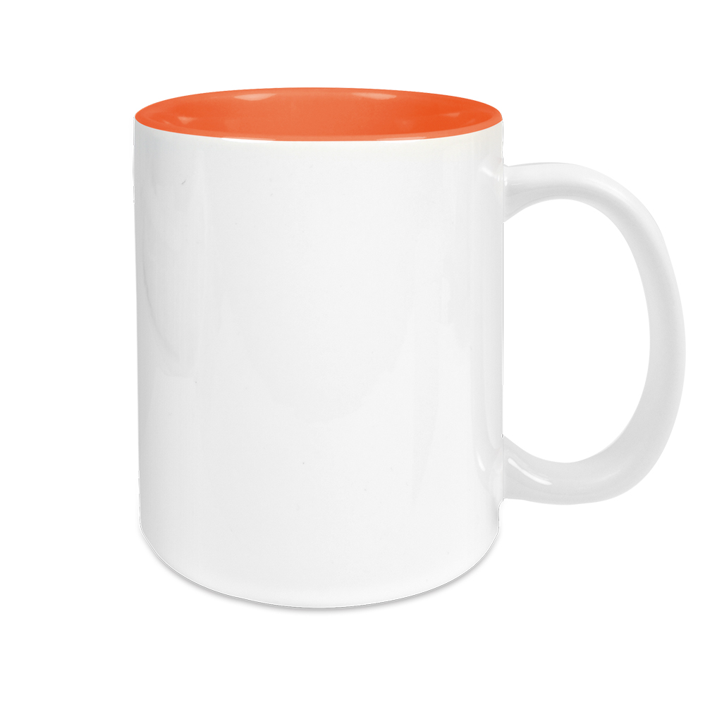 Werbeartikel Tasse aus Keramik in Orange | personalisierbare Werbeartikel, Werbetassen