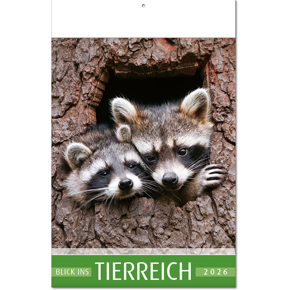 Werbeartikel Bildkalender Tierreich Ausführung ohne Werbedruck
