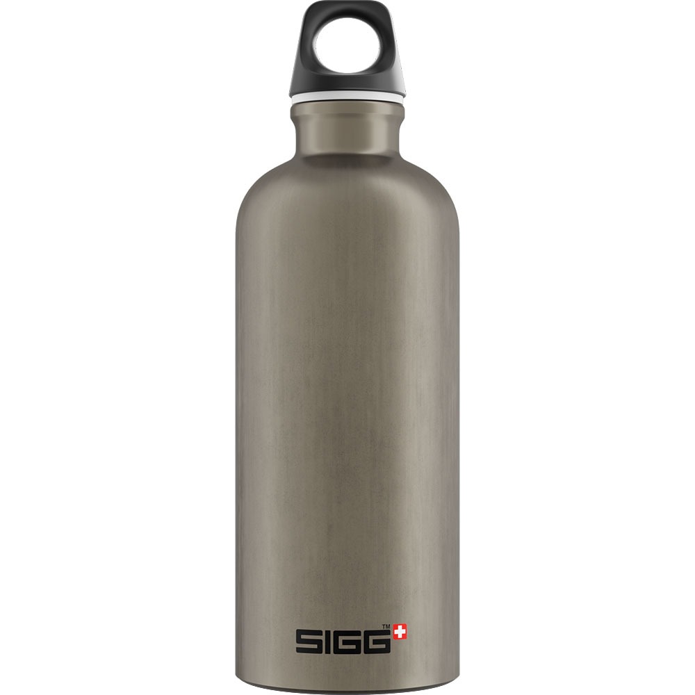Werbeartikel Trinkflasche aus Aluminium in Dunkelgrau | personalisierbare Werbeartikel, Werbetassen